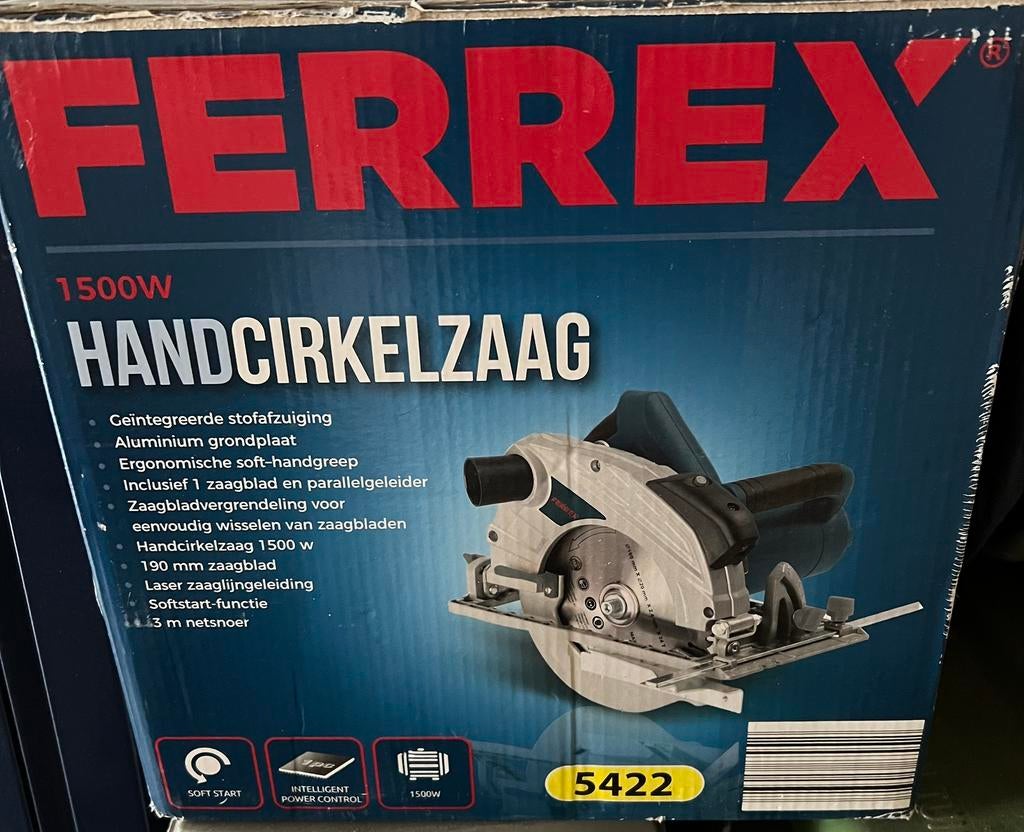 Handcirkelzaag nieuw, Doe-het-zelf en Verbouw, Gereedschap | Zaagmachines, Ophalen, Cirkelzaag, Nieuw, 30 tot 70 mm