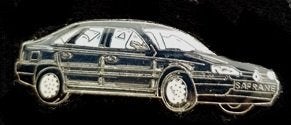 Renault Safrane afb. pin- zwart, Verzenden, Nieuw, Transport, Speldje of Pin