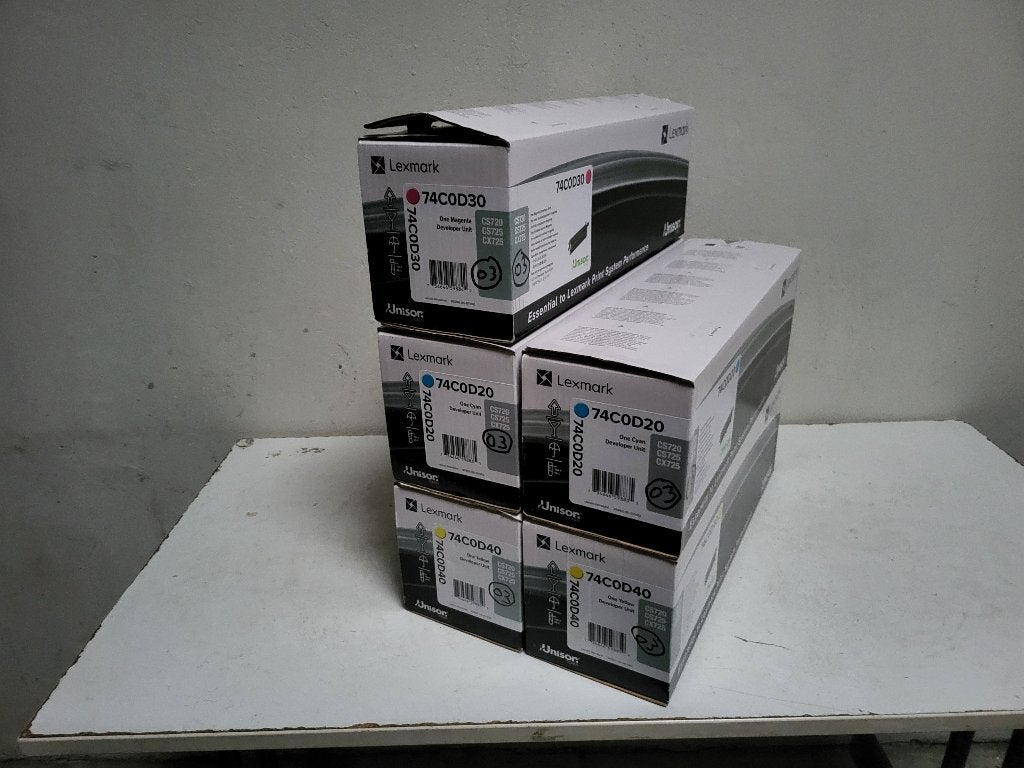 lexmark 74C0D20 ->2 St / 74C0D30 ->1 St/74C0D40 ->2 St/Nieuw, Computers en Software, Ophalen of Verzenden, Nieuw, Lexmark