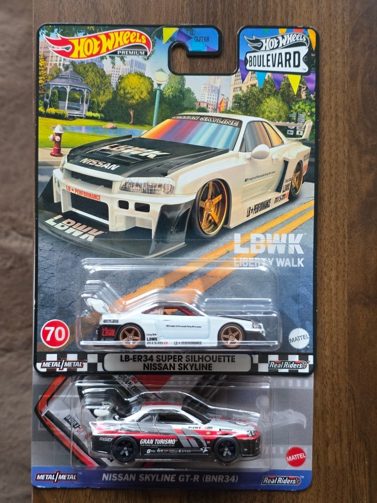 Hot Wheels Premium Nissan Skyline GT-R (BNR34) & LBWK, Ophalen of Verzenden