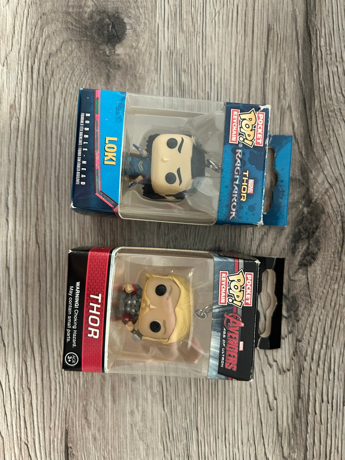Funko Pop! Sleutelhangers: Loki & Thor Marvel, Ophalen of Verzenden, Nieuw