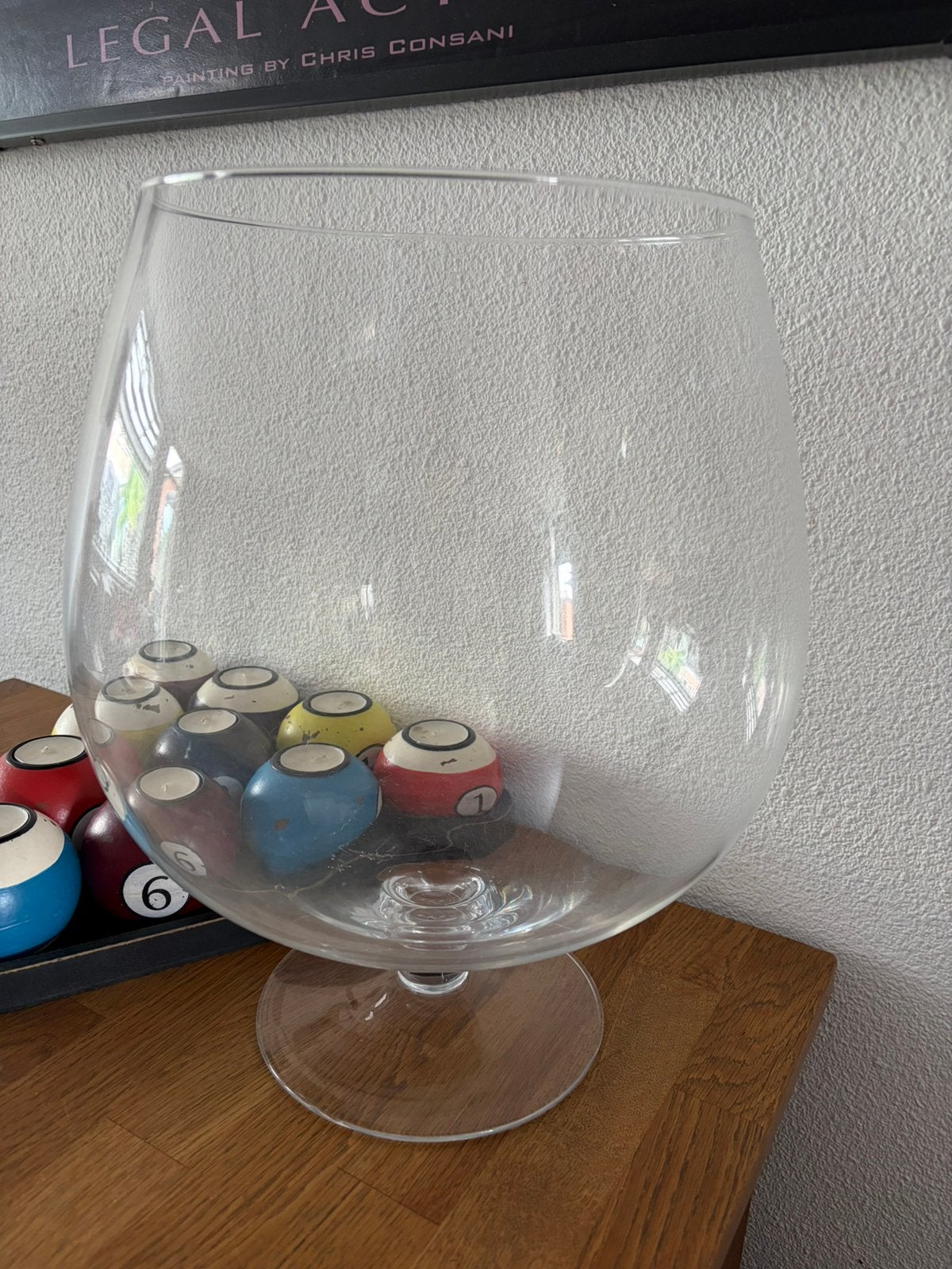 Leuk gognacglas/ vissenkom, Ophalen, Gebruikt