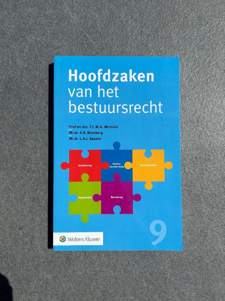 Hoofdzaken van het Bestuursrecht, Boeken, Ophalen of Verzenden, Wolters Kluwer, Gamma, WO
