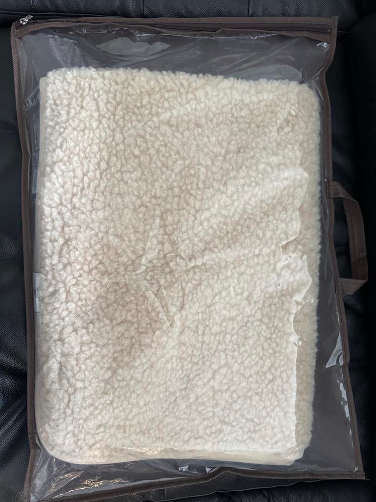 Wollies Amsterdam wollen ledikant deken, Ophalen of Verzenden, Nieuw, 85 tot 100 cm, Deken
