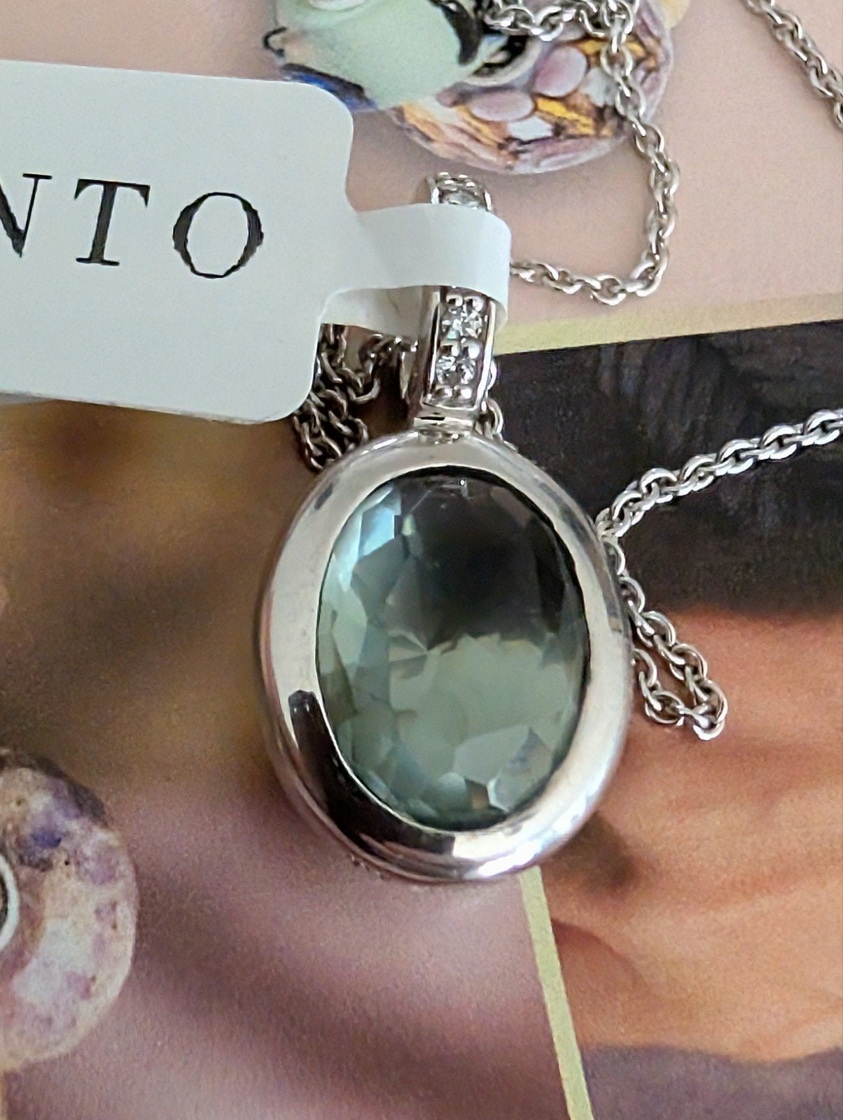 Nieuwe Ti Sento hanger met kort collier, Nieuw, Met hanger, Ophalen of Verzenden, Zilver