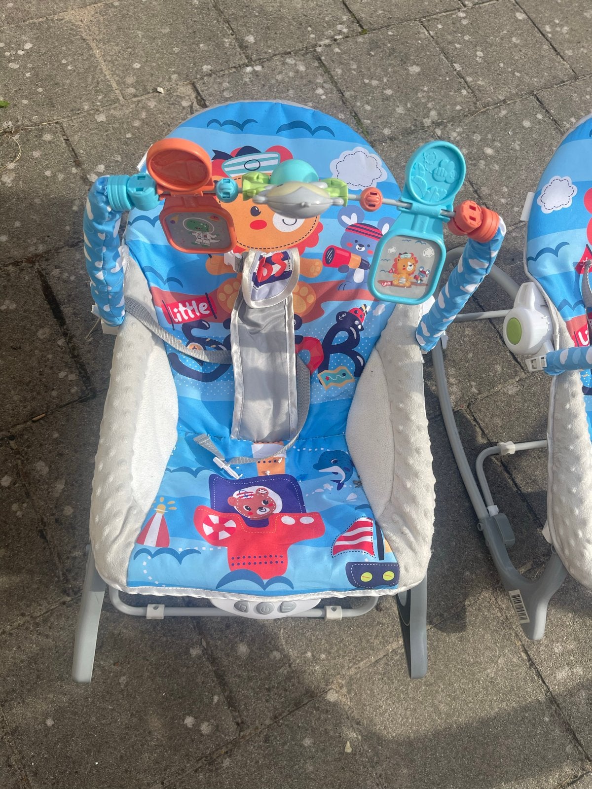 Wipstoel met Speelboog samen of per stuk te koop, Fisher-Price, Wipstoel, Ophalen of Verzenden, Met gordel(s) of riempje(s)