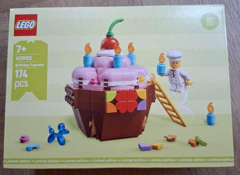 LEGO Birthday Cupcake - 40905 (verzegeld), Overige thema's, Nieuw, Ophalen of Verzenden, Complete set