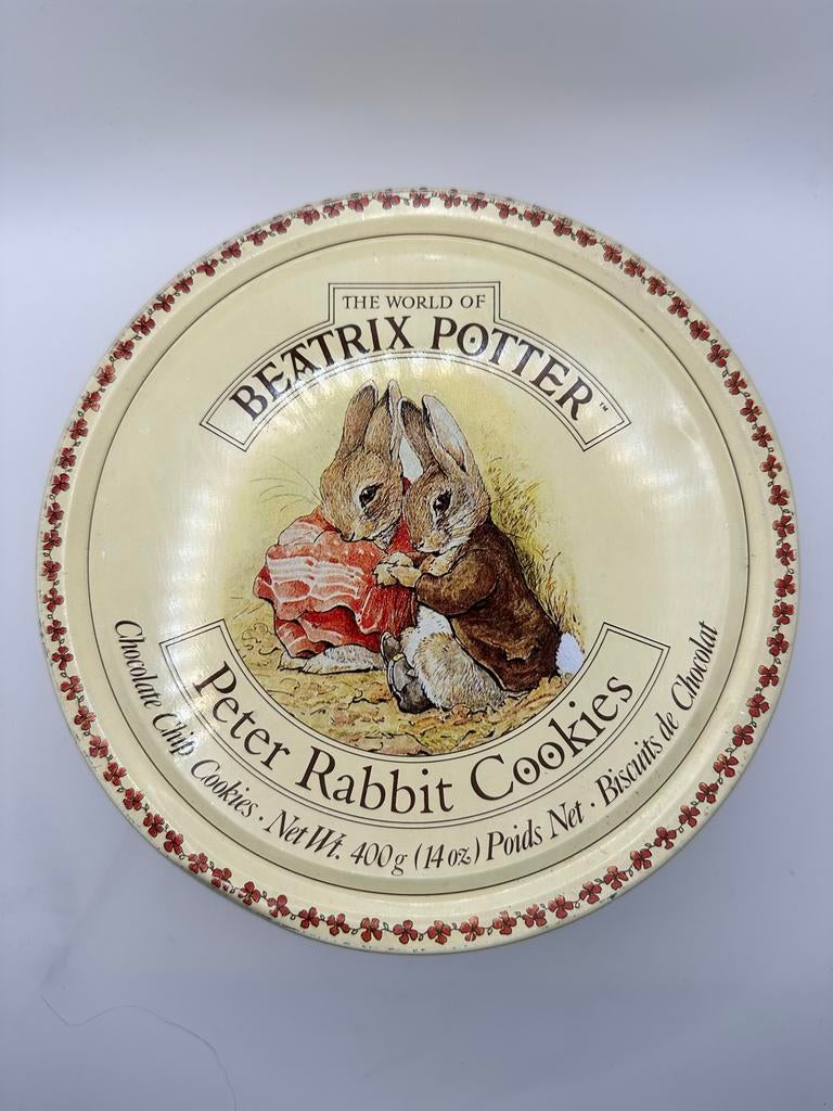Vintage Peter Rabbit Koekblik - Beatrix Potter, Ophalen, Gebruikt, Koek(jes), Overige merken