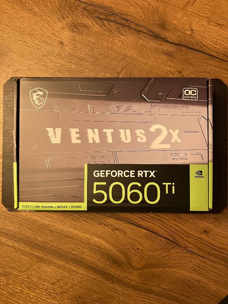 NVIDIA GeForce RTX 5060 Ti MSI Ventus 2X 16GB videokaart, Overige soorten, PCI-Express 4, Ophalen of Verzenden, Zo goed als nieuw
