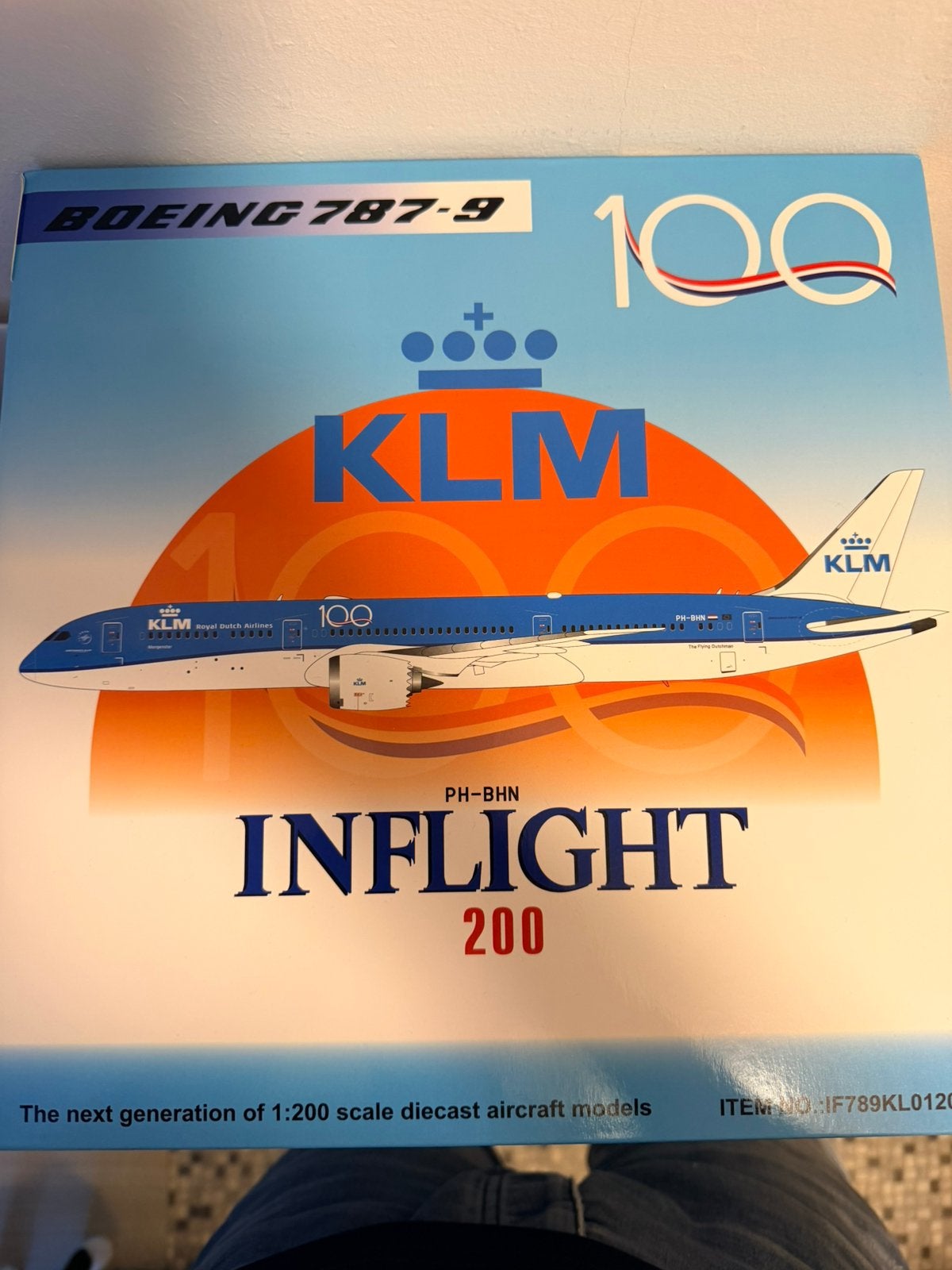 KLM Boeing 787-9 PH-BHN – InFlight 200 – 1:200, Ophalen of Verzenden, Zo goed als nieuw, Schaalmodel