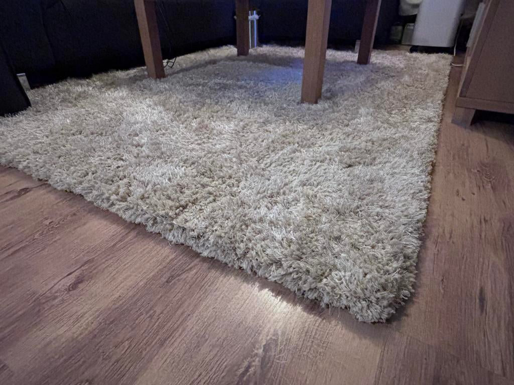 Nieuw hoogpolig beige vloerkleed Jups van PTMD, Ophalen, Beige, 150 tot 200 cm, Rechthoekig