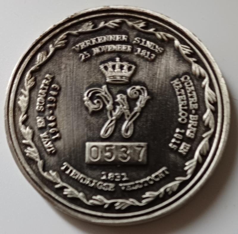 Regiment huzaren coin,huzaren van boreel nr 4, Verzamelen, Ophalen of Verzenden, Landmacht, Nederland, Embleem of Badge