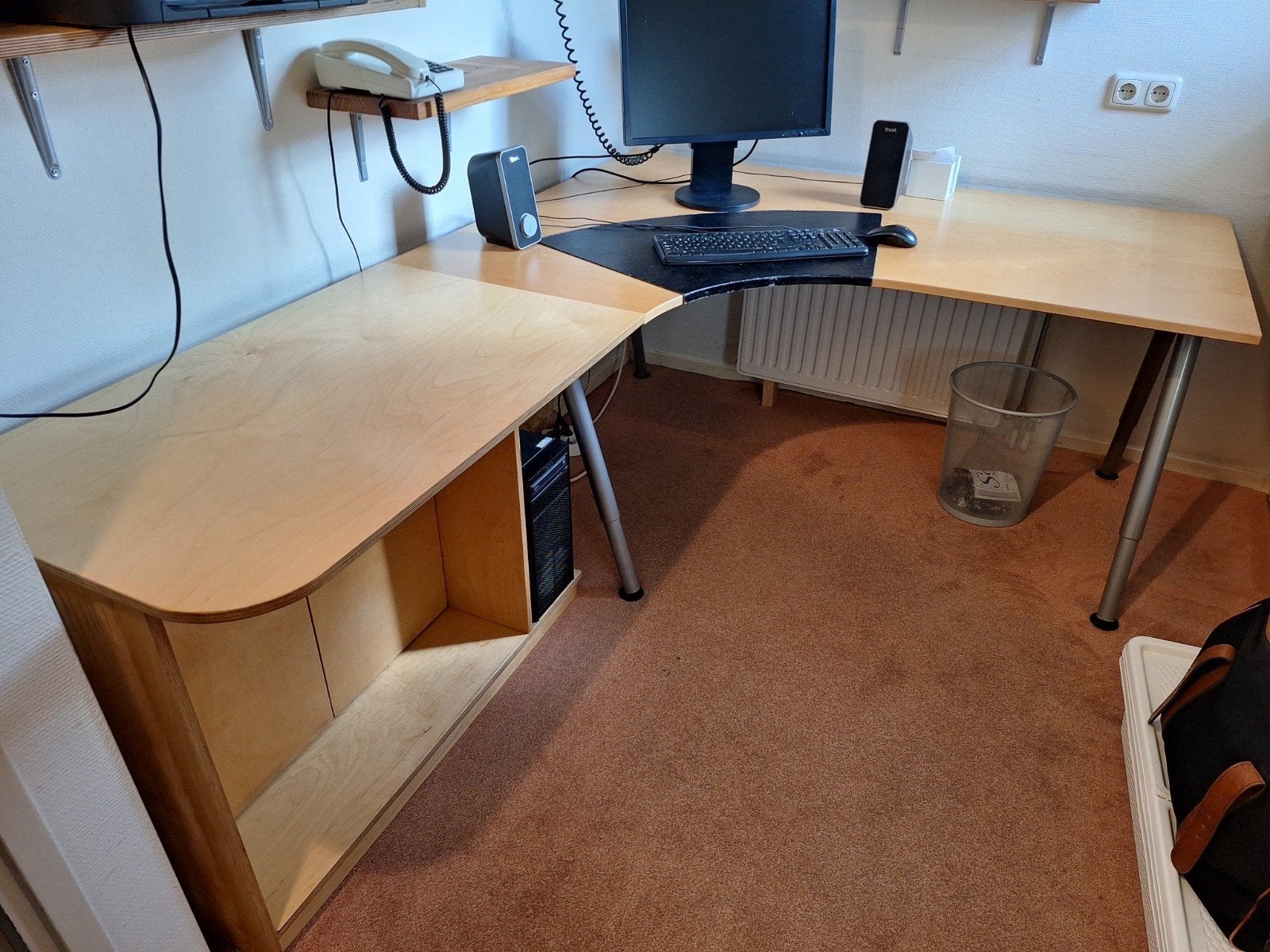 Bureau met verlengstuk (met slot), Huis en Inrichting, Kasten | Overige, Ophalen, Gebruikt