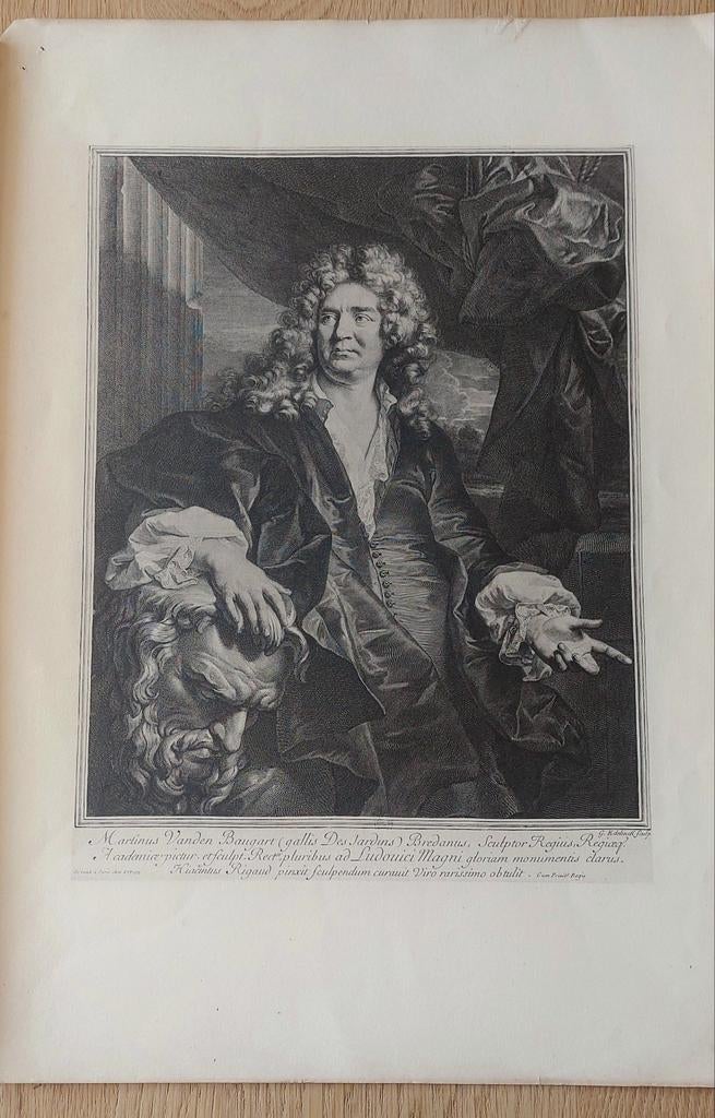 Martin van den Bogaert (ook bekend als Martin Desjardins), Antiek en Kunst, Kunst | Etsen en Gravures, Ophalen of Verzenden