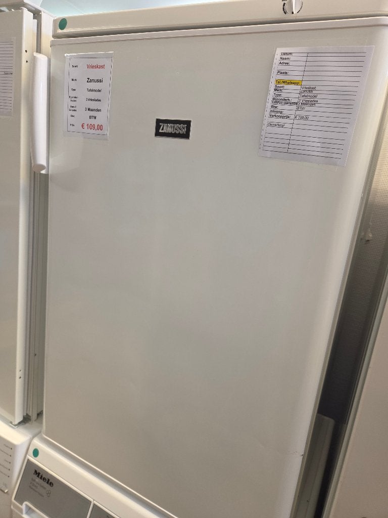 vrieskast - Zanussi - tafelmodel - 3 lades, Witgoed en Apparatuur, Vriezers en Diepvrieskisten, Italie, Gebruikt, Minder dan 85 cm