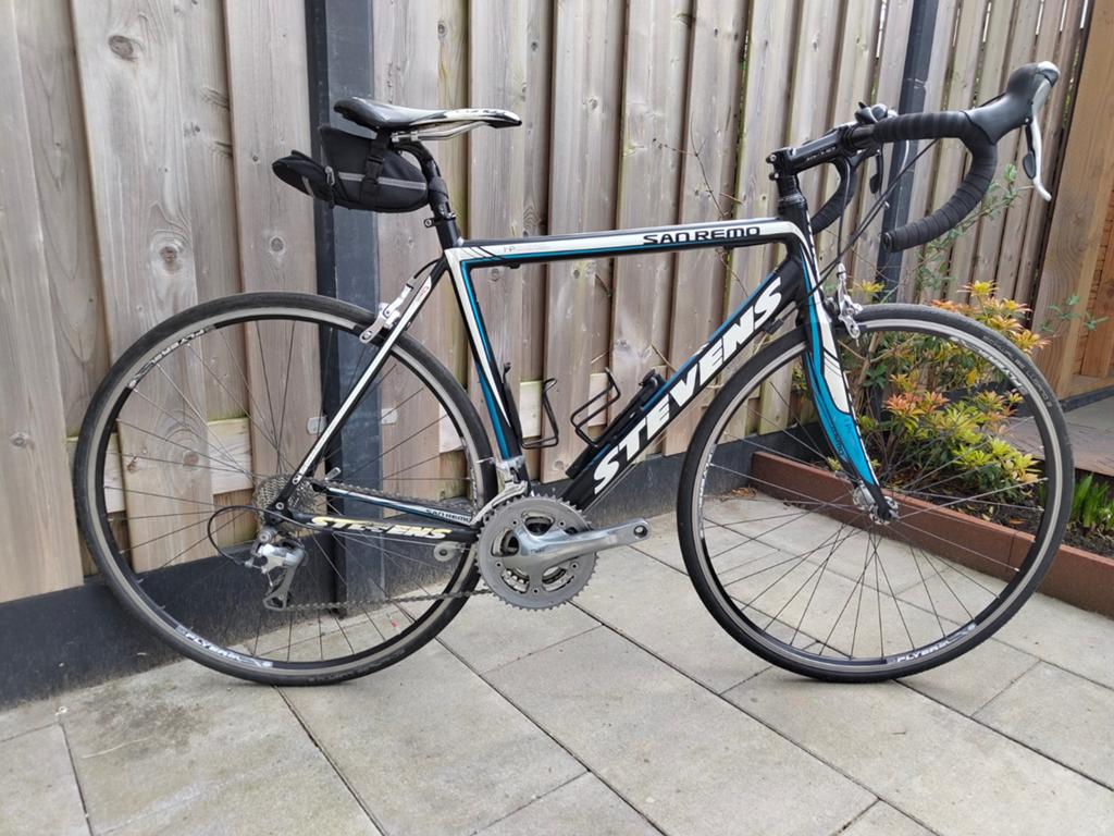 Stevens San Remo racefiets maat 55, Fietsen en Brommers, Fietsen | Racefietsen, Heren, Aluminium, Zo goed als nieuw, Meer dan 20 versnellingen
