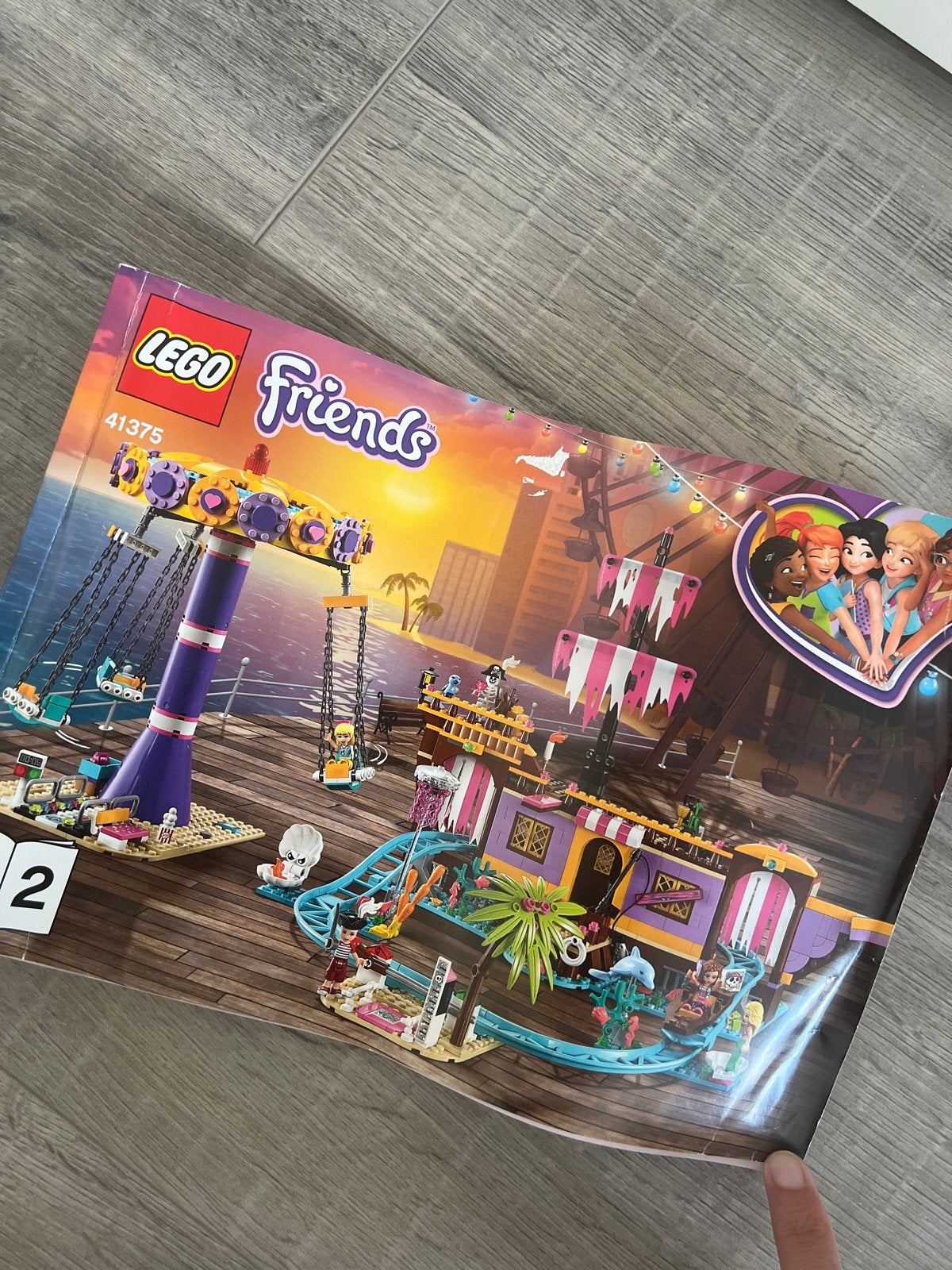 LEGO Friends 41375 Heartlake City Pier Pretpark, Ophalen of Verzenden, Zo goed als nieuw, Overige merken