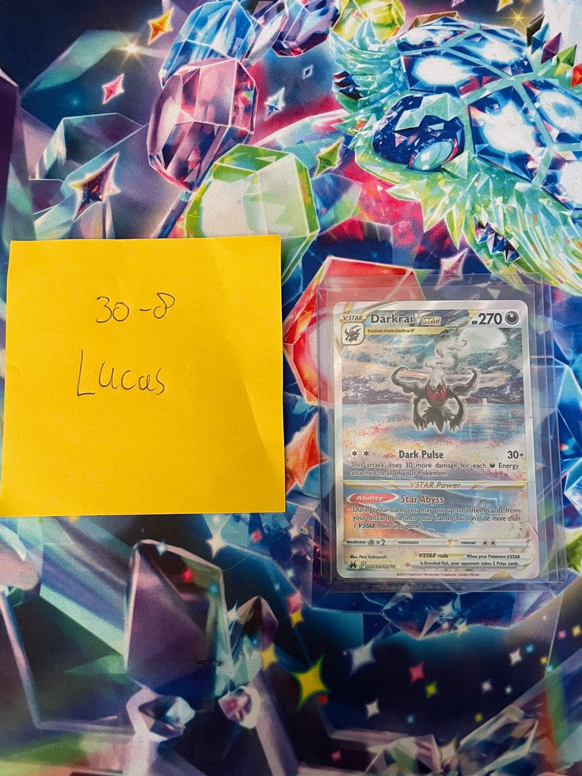 Darkrai Vstar - GG50, Ophalen of Verzenden, Nieuw, Losse kaart