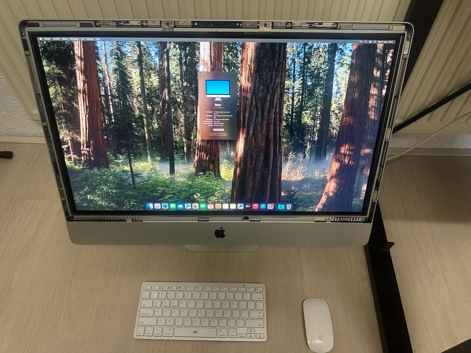 iMac 2011 met macOS Sequoia en 32GB RAM, Computers en Software, Apple Desktops, Ophalen, Gebruikt, 2 tot 3 Ghz, 32 GB