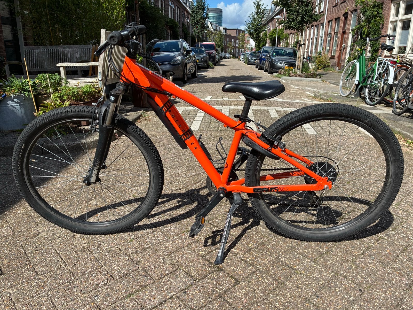 Rockrider ST 100 Mountainbike - Oranje, 26 inch, Fietsen en Brommers, Fietsen | Mountainbikes en ATB, Ophalen of Verzenden, Gebruikt