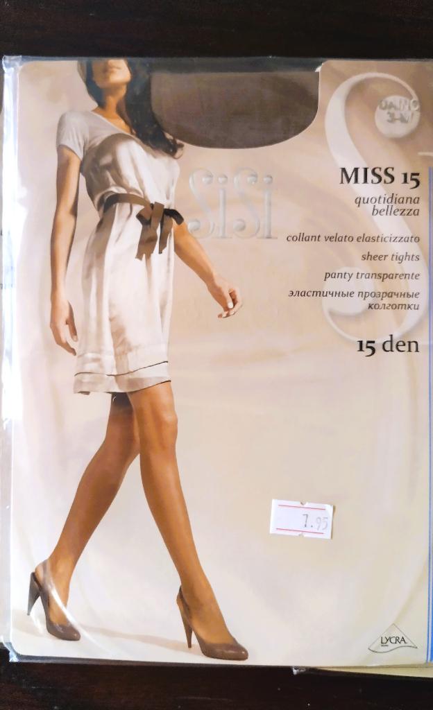 Sisi Miss 15 Panty, Diano, 15 Denier, Medium, Sisi, Beige, Nieuw, Maat 40/42 (M)