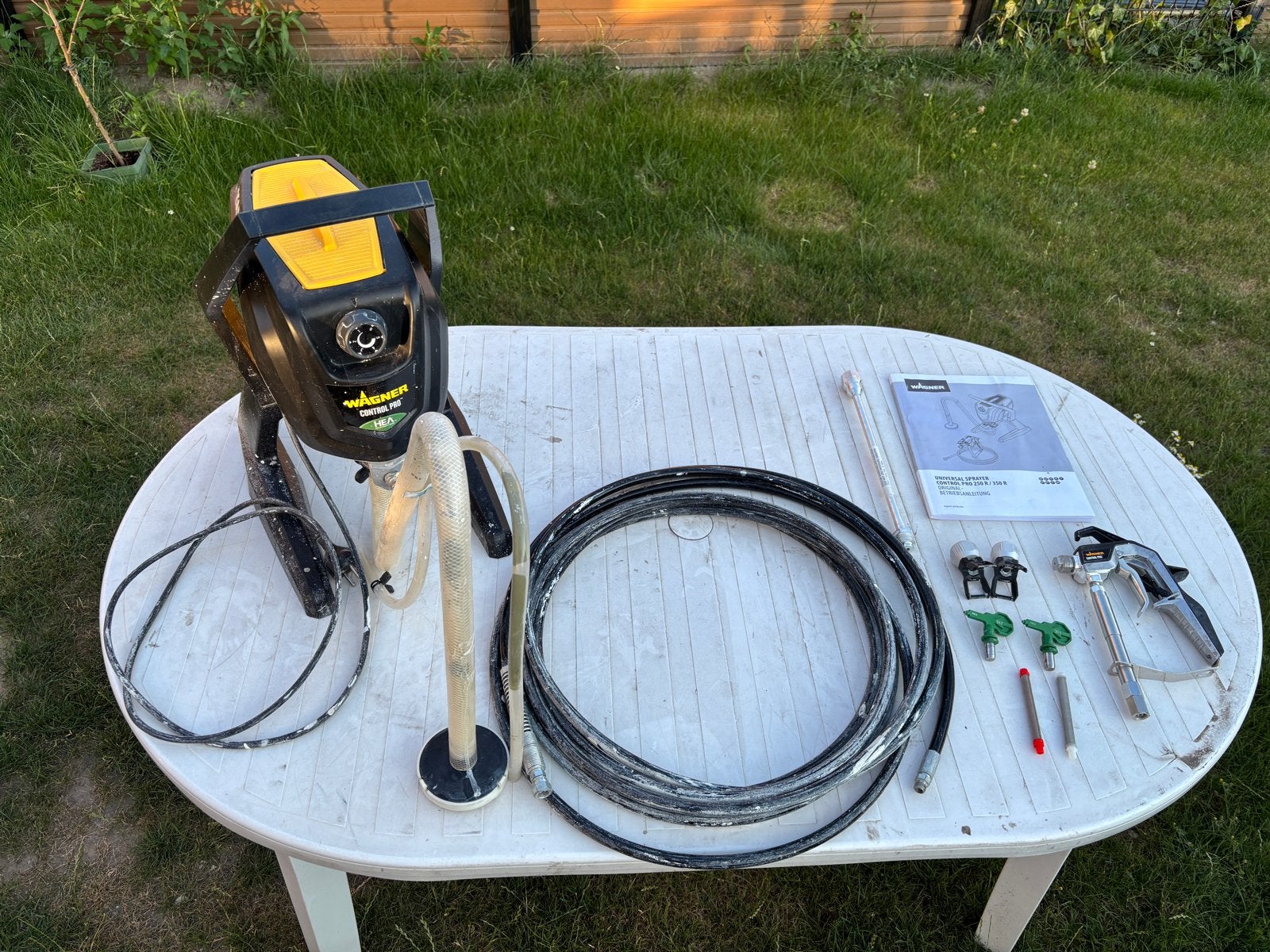 Wagner Control Pro 250 R verfspuit, Doe-het-zelf en Verbouw, Ophalen, Gebruikt, Verfspuit of Verfpomp