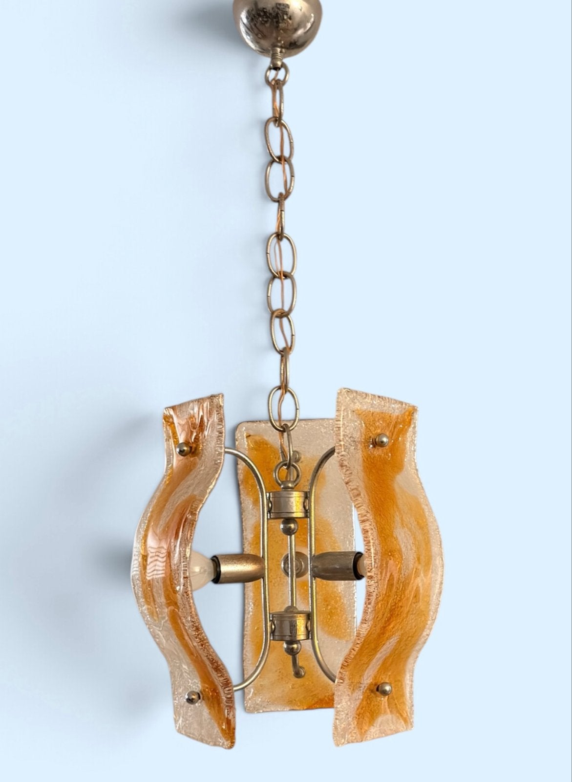 Vintage Murano Glas Hanglamp - Mazzega Stijl, Ophalen