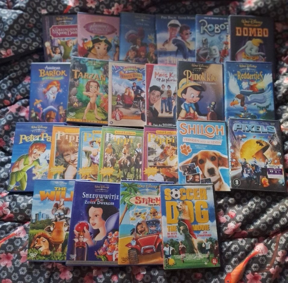 23x dvd's Disney, pipi, pixar en nog veel meer origineel, Animatie, Alle leeftijden, Ophalen of Verzenden, Zo goed als nieuw