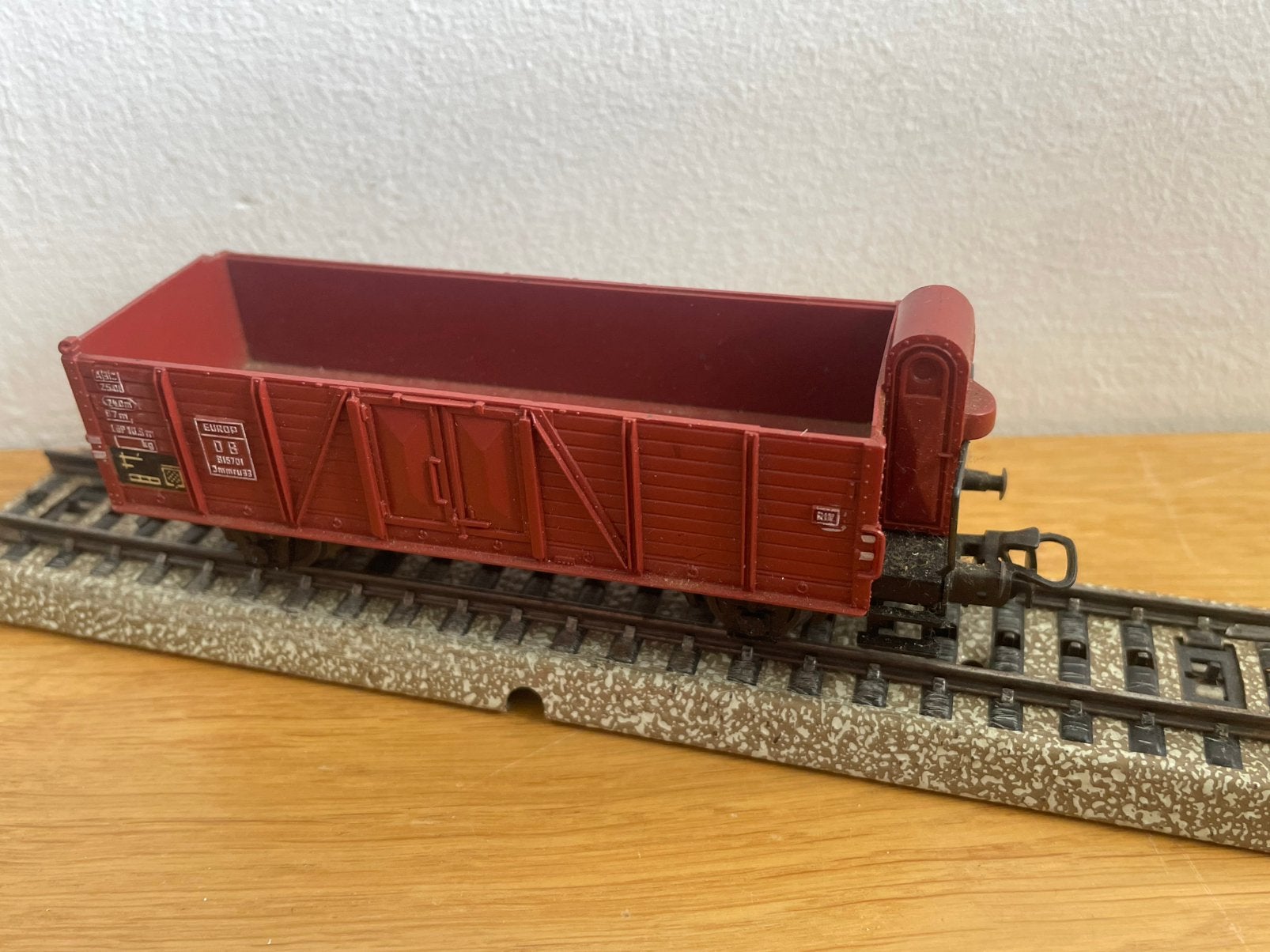 Marklin 4601 HO goederenwagen met remmershuis van de DB, Wisselstroom, Wagon, Ophalen of Verzenden, Zo goed als nieuw