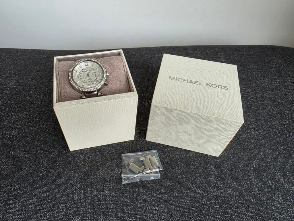 Michael Kors MK5353 Dames Horloge met Strass, Sieraden, Tassen en Uiterlijk, Horloges | Dames, Overige merken, Staal, Staal, Polshorloge