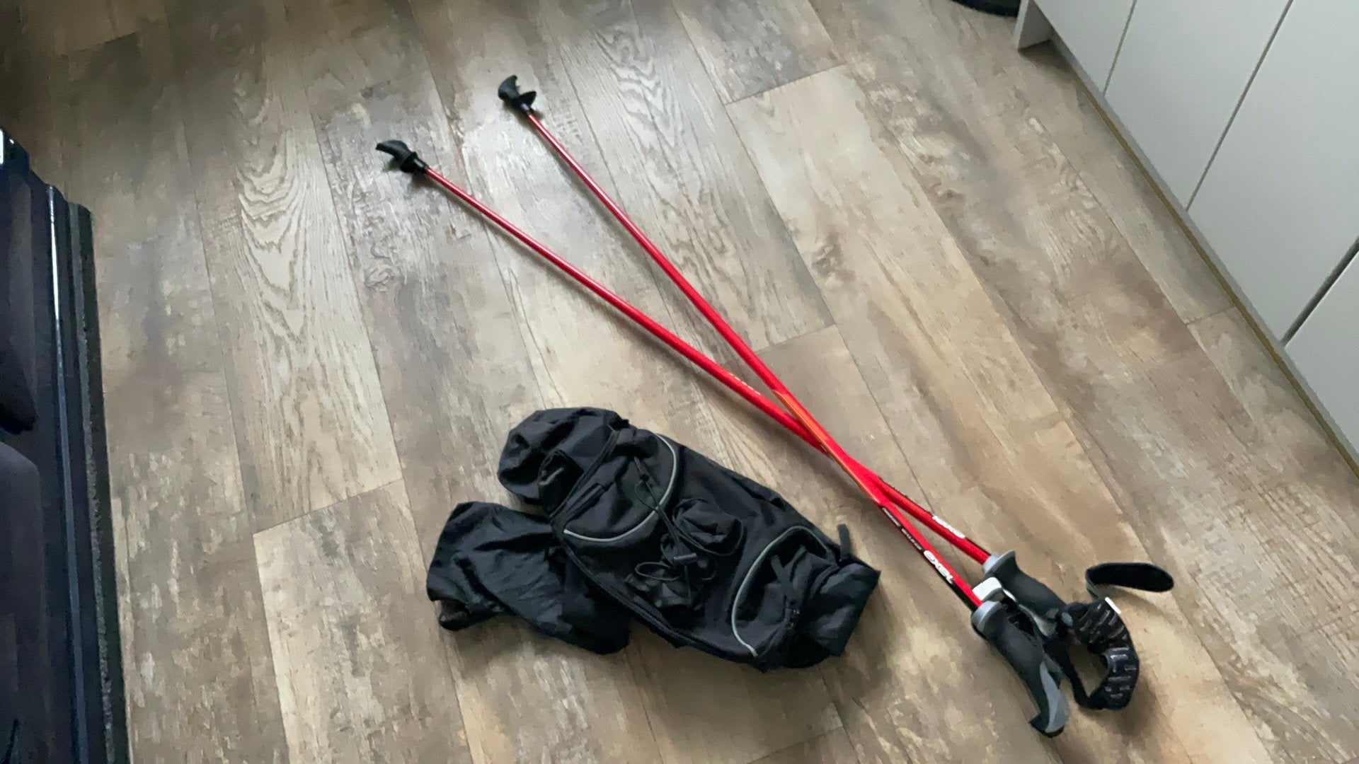 Exel Sport Finland Nordic Walking Stokken CI 800 - 115 cm, Ophalen, Zo goed als nieuw, Wandelstok