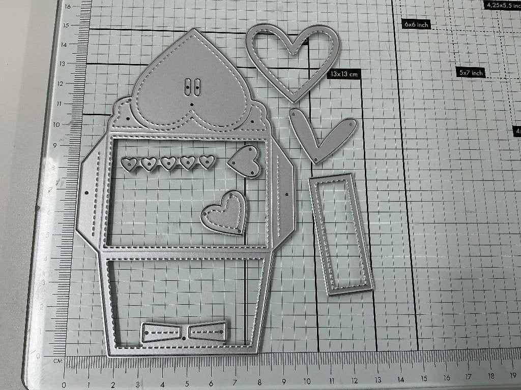 Snijmallen Hartjes Envelop, Ophalen of Verzenden, Zo goed als nieuw, Overige thema's, Pons of Mal