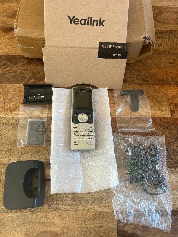 ☎️ NIEUW Yealink SIP-W53H SIP W53H W53 Dect Accu Chrager ☎️, Ophalen of Verzenden, Nieuw, 1 handset