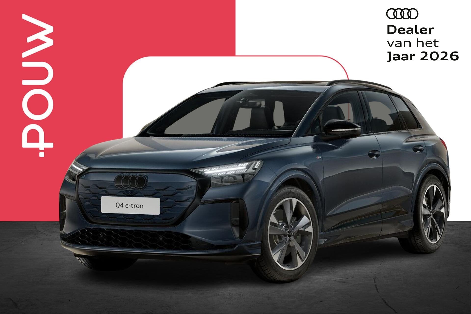 Audi Q4 e-tron S Edition performance 82 kWh | Panoramadak |, Auto's, Audi, Automaat, 12 maanden, Achterwielaandrijving, 510 min
