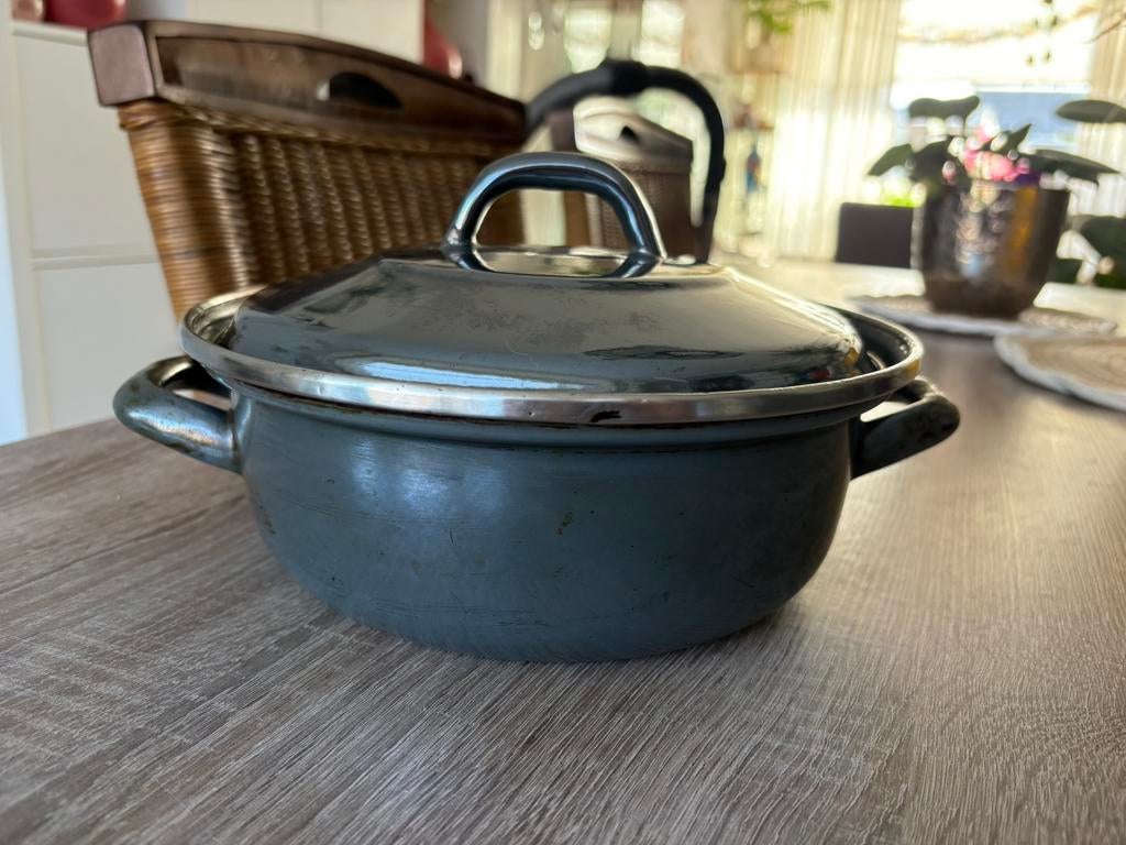 Braadpan Z.G.A.N., Ophalen of Verzenden, Zo goed als nieuw, Gietijzer, Koekenpan of Braadpan