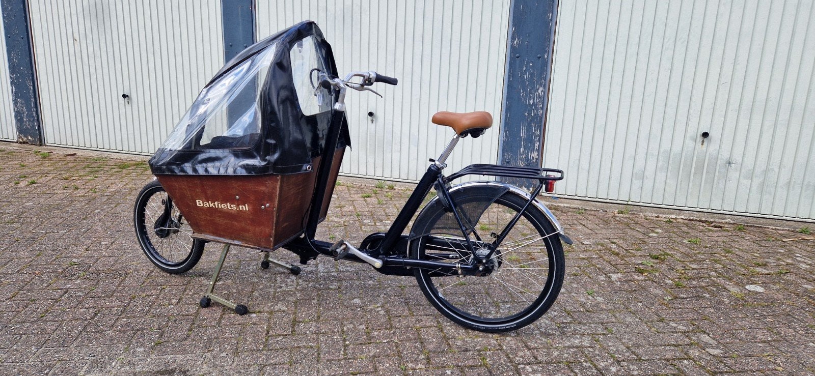 Bakfiets geen gebreken, Ophalen of Verzenden, Gebruikt, 3 kinderen, Huif