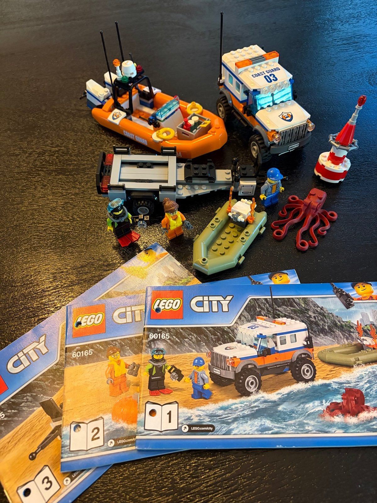 Lego City 60165 4x4 Reddingsvoertuig met Boot, Ophalen of Verzenden, Zo goed als nieuw, Lego