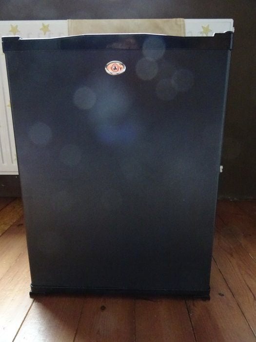 Koelkast minibar campinkoelkast, Ophalen, Minder dan 75 liter, Zonder vriesvak, Gebruikt