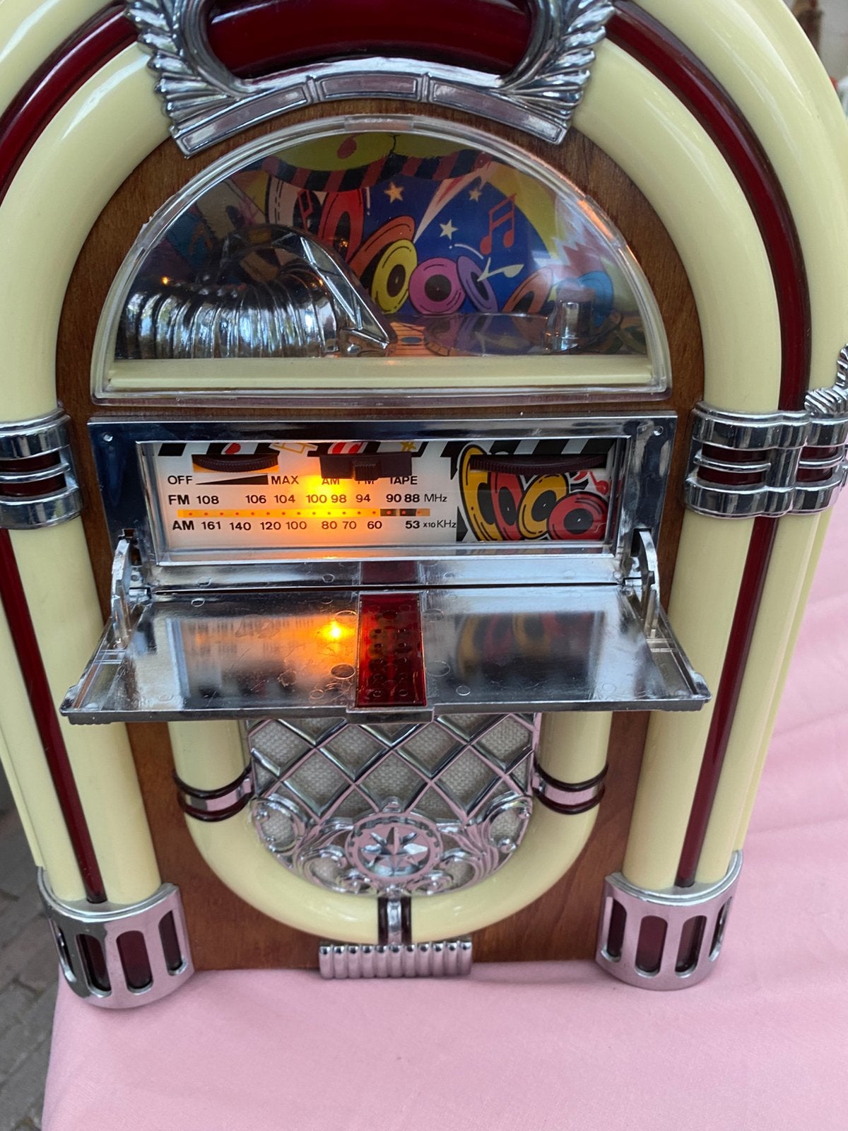 Miniatuur / retro jukebox/radio, Verzamelen, Ophalen of Verzenden, Zo goed als nieuw, 1950 tot 1960, Seeburg