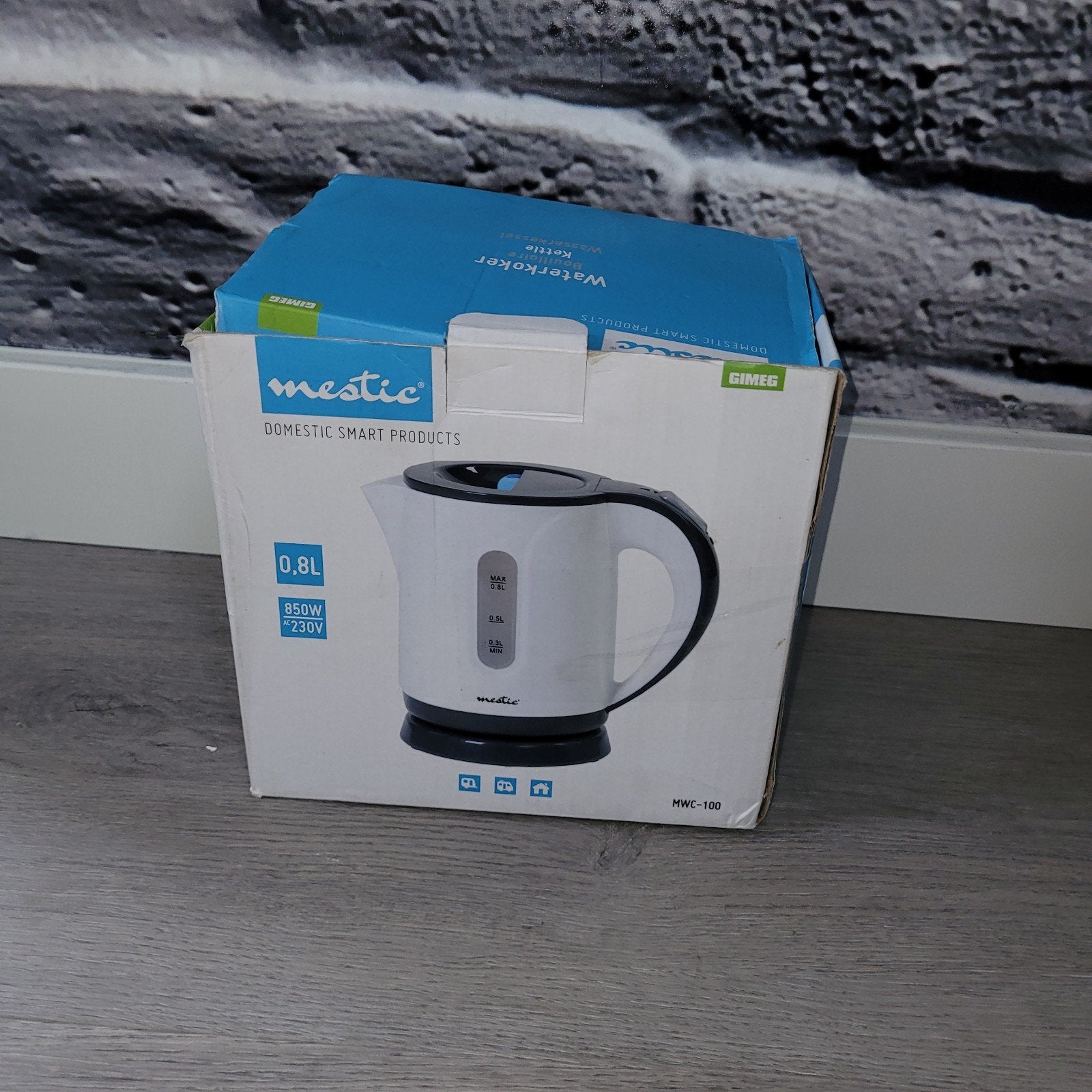 Mestic Waterkoker 0.8L - Compact en Handig, Minder dan 1 liter, Ophalen of Verzenden, Zo goed als nieuw