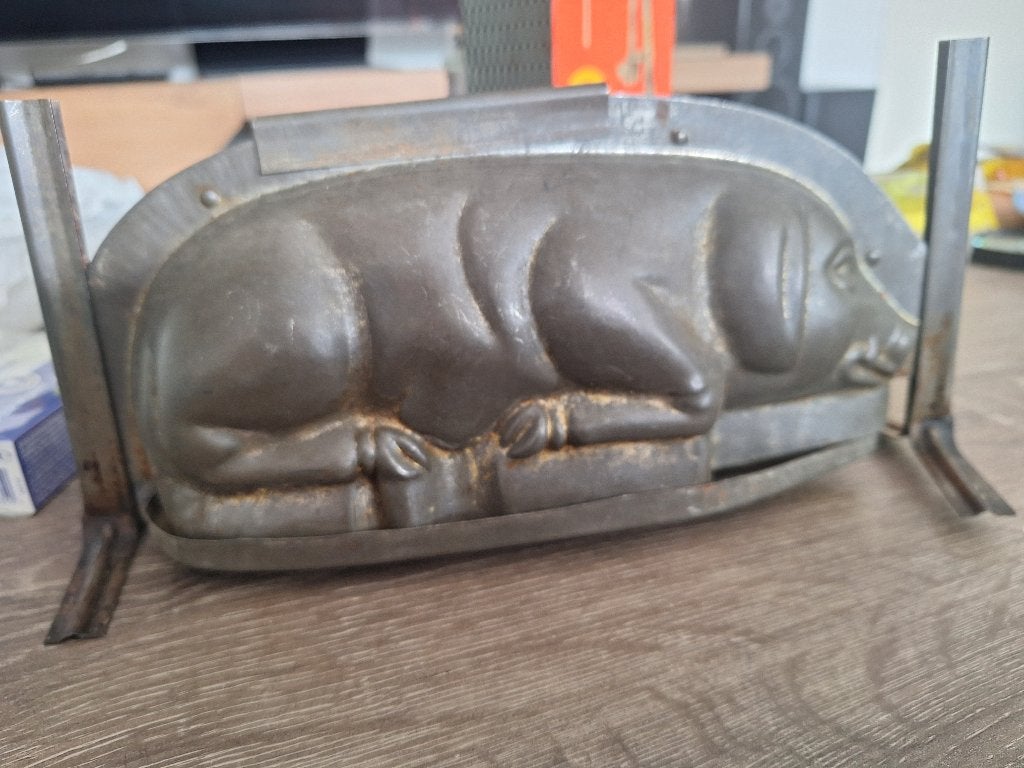 Antiek bakvorm Varkentje, Ophalen of Verzenden