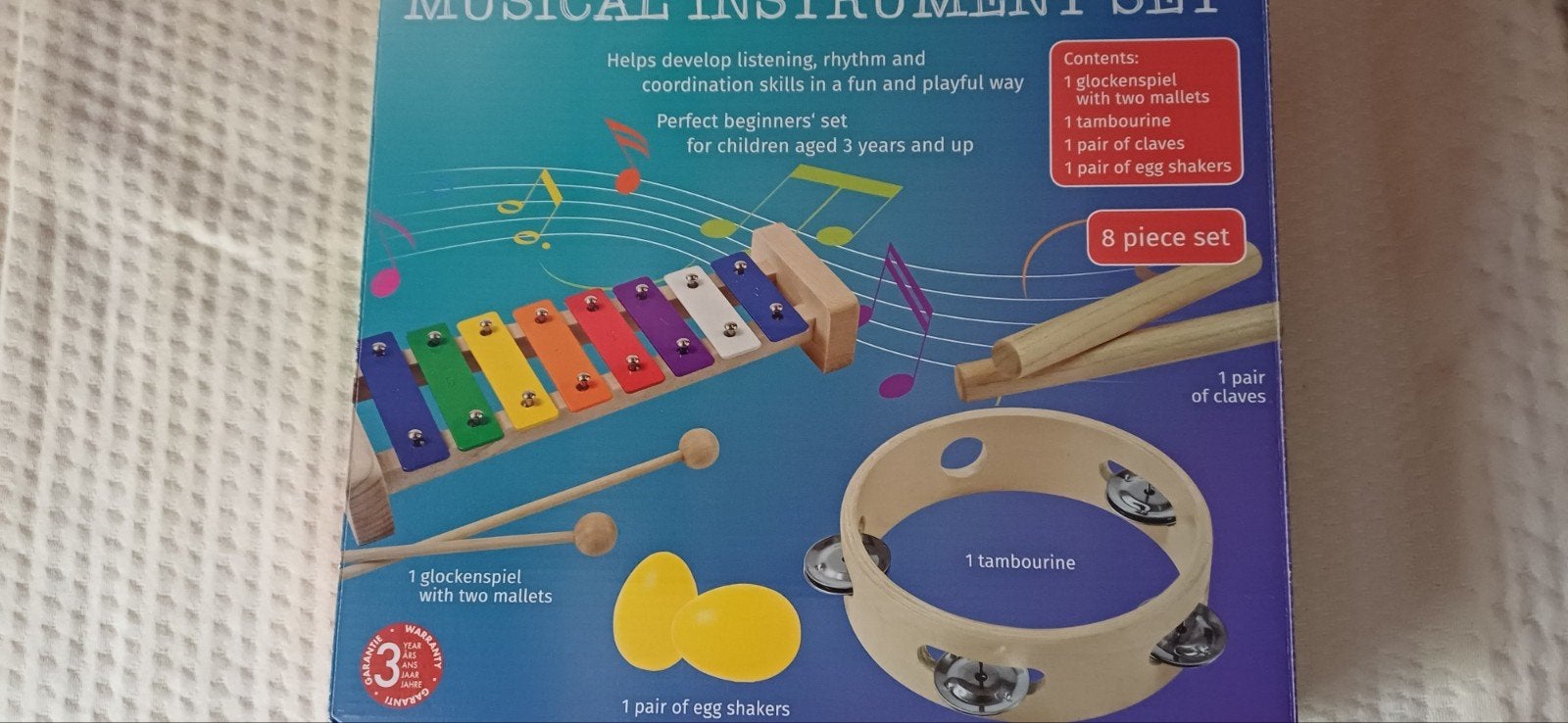 muziekinstrumenten voor kinderen, Ophalen