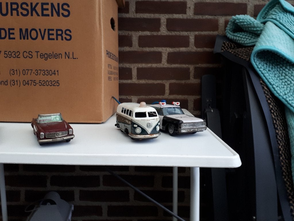 Oude Speelgoed auto's, Ophalen, Gebruikt
