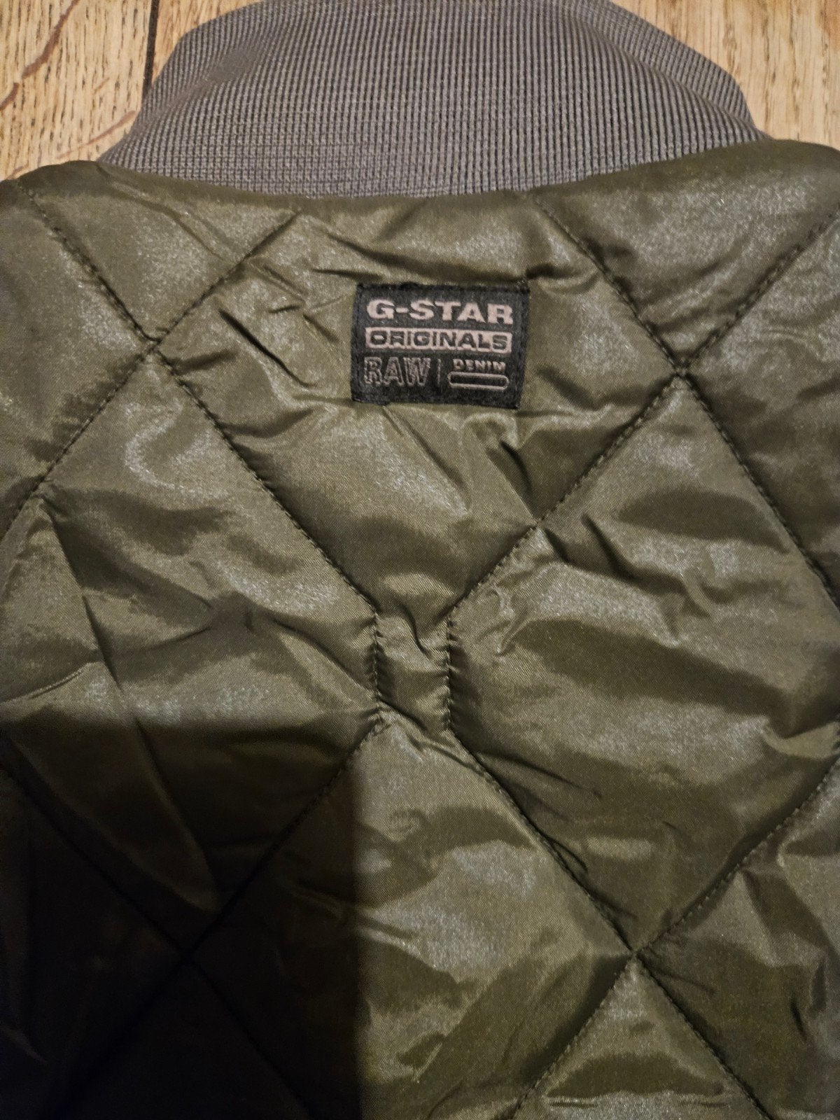 G-Star RAW gewatteerde jas - maat M, Kleding | Heren, Maat 48/50 (M), Ophalen of Verzenden, Zo goed als nieuw, Groen