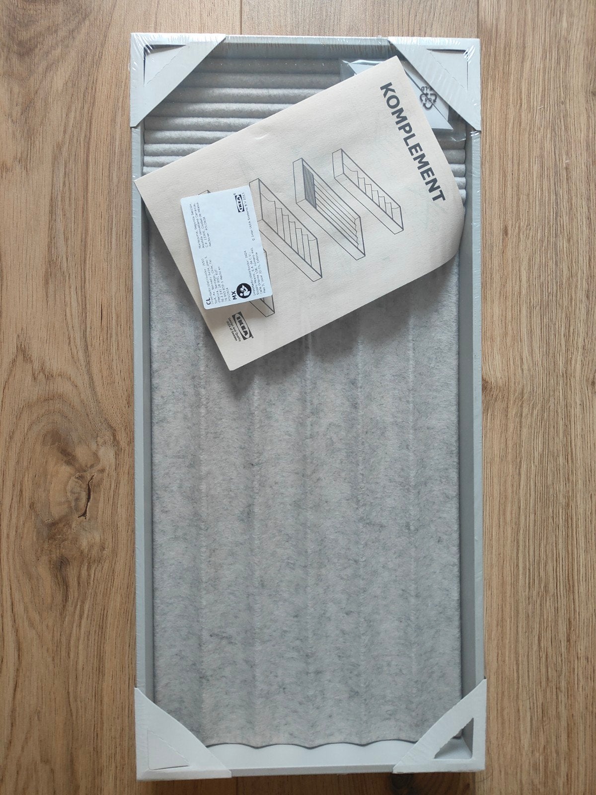 IKEA KOMPLEMENT Inzet voor sieraden, lichtgrijs, Nieuw, Minder dan 25 cm, Minder dan 100 cm, Modern
