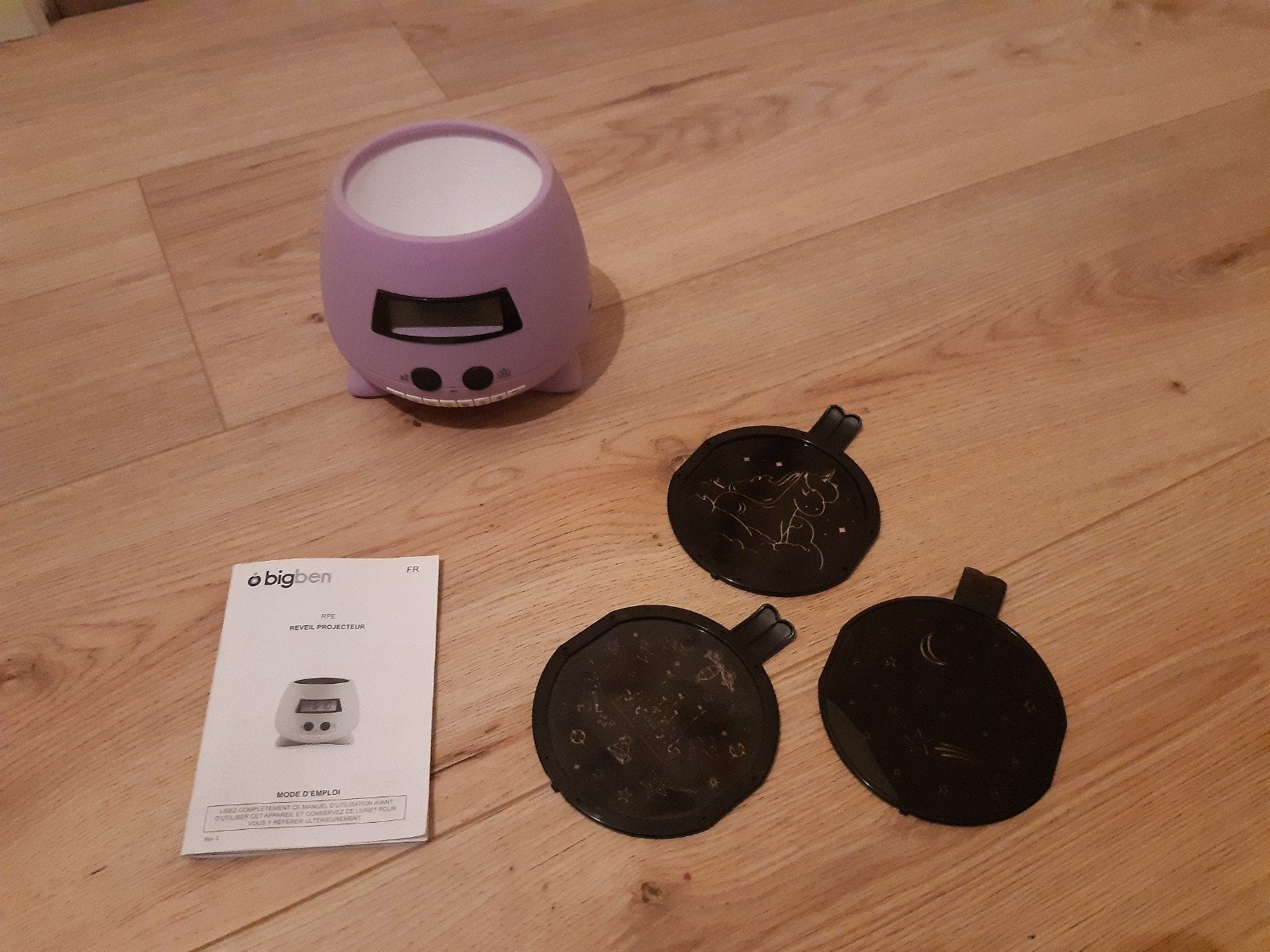 Bigben Projector Wekker met Nachtlampje en Sterrenhemel, Ophalen of Verzenden