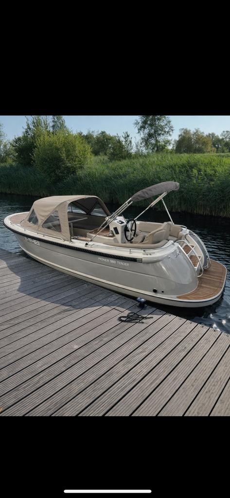 Primeur 600 Tender uit 2021 met boegschroef en alle opties, Watersport en Boten, Sloepen, Tender, Diesel, Boegschroef, Zo goed als nieuw