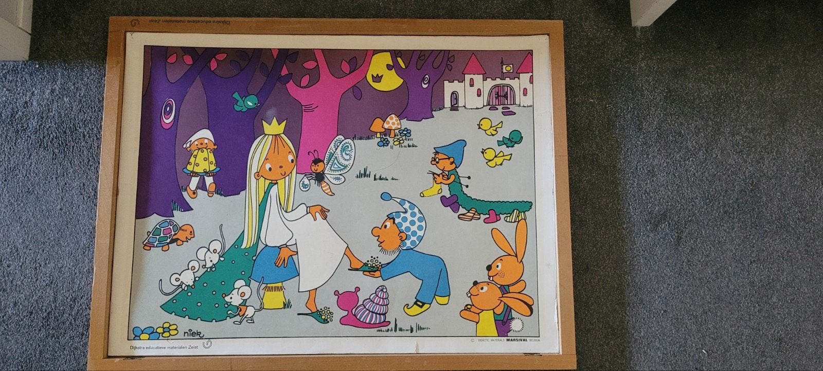 Vintage schoolposters., Ophalen, Gebruikt, Film en Tv