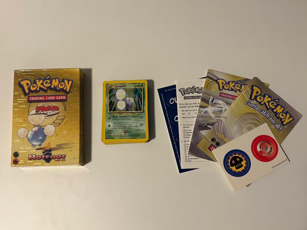 Pokemon Theme Deck Hotfoot Enegels Geopend, Ophalen of Verzenden, Zo goed als nieuw