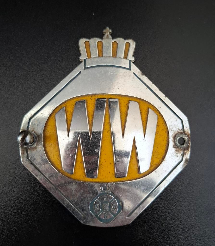 Vintage Wegenwacht ANWB embleem, Auto diversen, Auto-accessoires, Ophalen of Verzenden